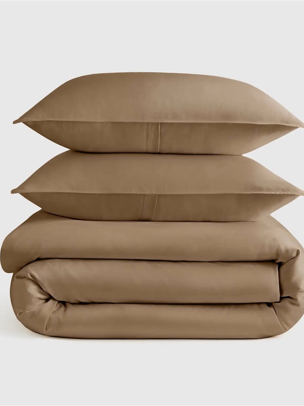 QUINCE - NWT - Bamboo Duvet Cover Set - King/Cal King - Walnut